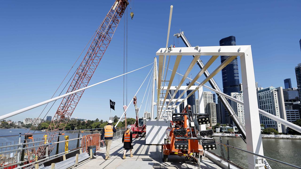 The new Kangaroo Point Bridge, Brisbane 23rd July 2024. (Image/Josh Woning)