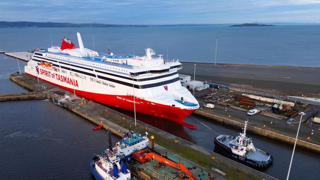 The Spirit of Tasmania IV passenger ferry is one of only nine domestically registered ships capable of navigating the high seas.