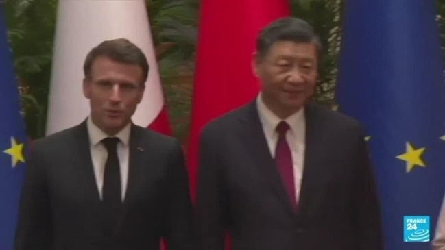 Macron, von der Leyen meet with Xi in Beijing