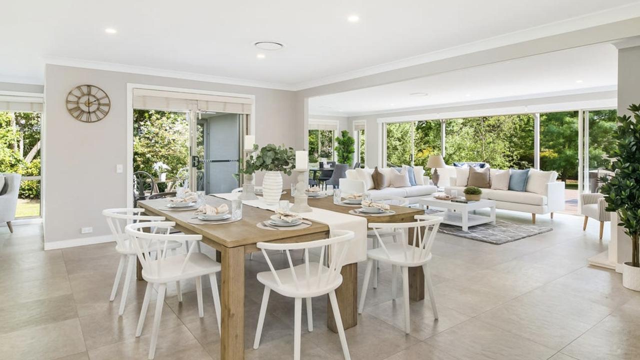 The Mortlocks remodelled the four bedroom home to add a fifth bedroom along with an extensive open-plan kitchen-living area that flows out to a 60sq m deck. Picture: realestate.com.au