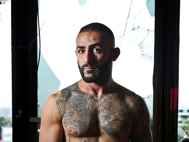 Former UFC fighter Ashkan Mokhtarian. Picture: Richard Dobson