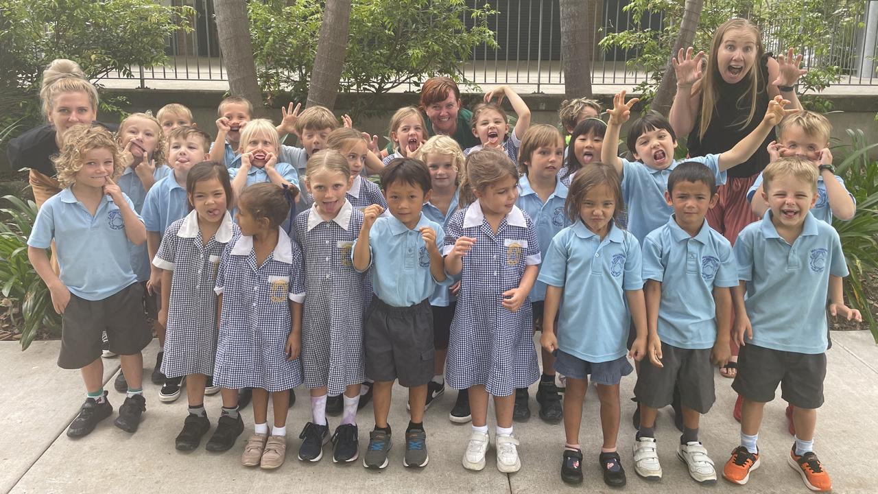 Mullumbimby Public School kindergarten class of 2023: Back row L-R- Luka G, Banjo W, Beau W, Quincy C, Luna I, Dylan M. Middle row L-R- Junior J, Spencer C, Felicity A, Emmylou B, Beau F, Leo P, Awa K, Baxter B, Van C. Front row L-R- Thom H, Bronze L, Sienna S, Thea G, Jinnan H, Moana C, Alleah P, Archibald N, Louis R.