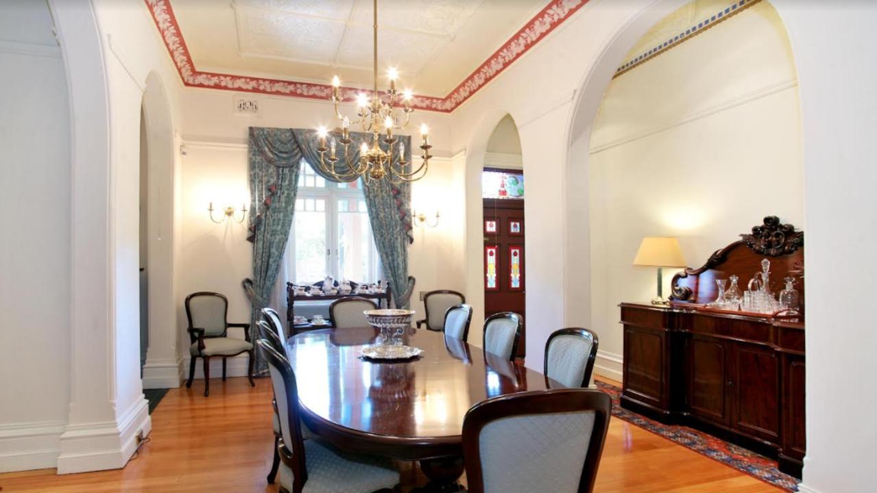 The dining room at Dunrobin.