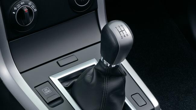 Hey kids, this is what’s called a manual gear-shift lever.