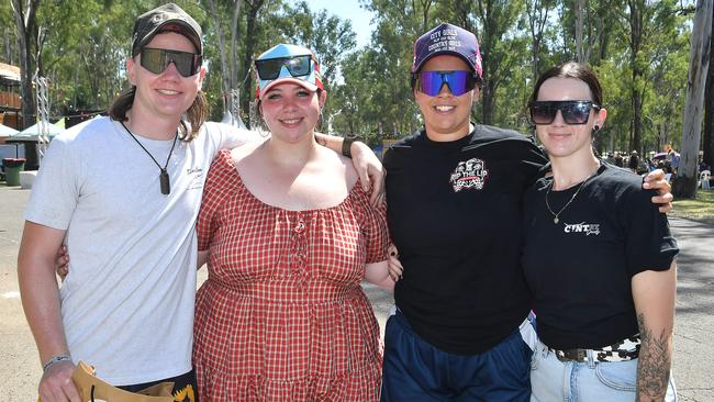 Ned Duffill, Taylah Dubos, Grace Warcon, Rhanni Owen CMC Rocks Saturday March 18, 2023. Picture John Gass