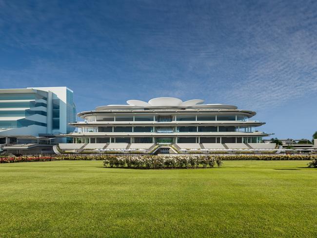 An artist impression of the new $128 million Victoria Racing Club Stand.