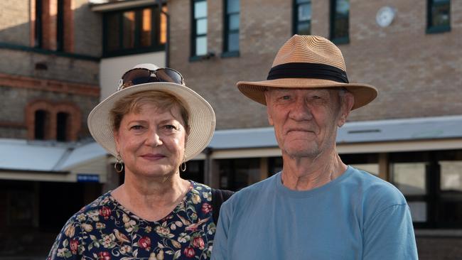 Penelope Chapple and Paul Mayne. Picture: Monique Harmer