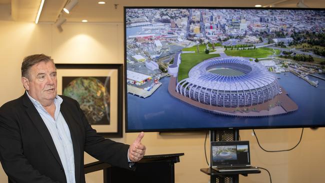 $2.3 billion precinct-scale urban renewal project, including roofed AFL stadium, for Hobart. Managing Director of Stadia Precinct Consortia Dean Coleman. Picture: Chris Kidd