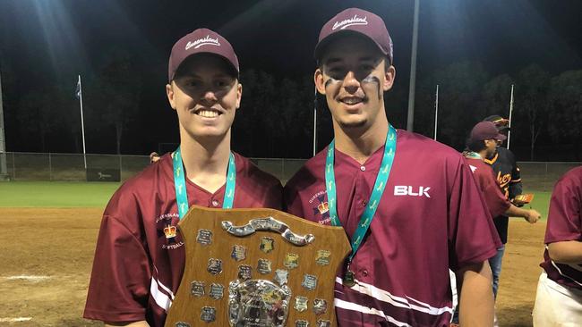 Dan Ludkin and Josh Ferguson's QLD team won the U18 National Softball Championships in Blacktown, NSW