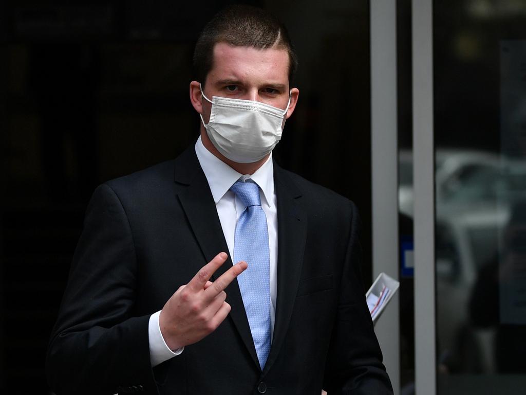 Scots College old boy Hugo Ball has escaped jail for a robbery at Westfield Bondi Junction. Picture: Joel Carrett / NCA NewsWire