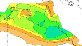 Widespread rain is expected for much of Australia's North including already drenched parts of North and Far North Queensland. Image BOM