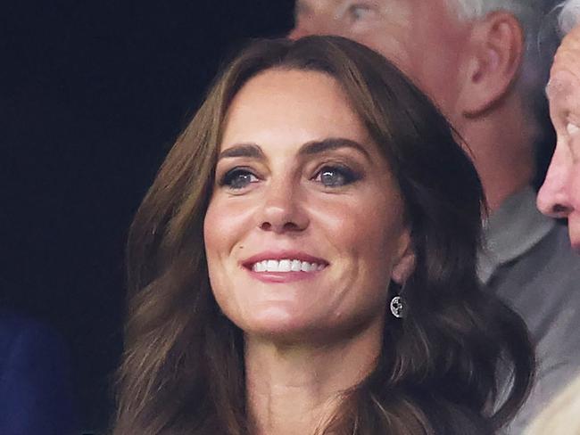 MARSEILLE, FRANCE - SEPTEMBER 09: Catherine, Princess of Wales and Patron of the England Rugby Football Union (RFU), in attendance during the Rugby World Cup France 2023 match between England and Argentina at Stade Velodrome on September 09, 2023 in Marseille, France. (Photo by Cameron Spencer/Getty Images)