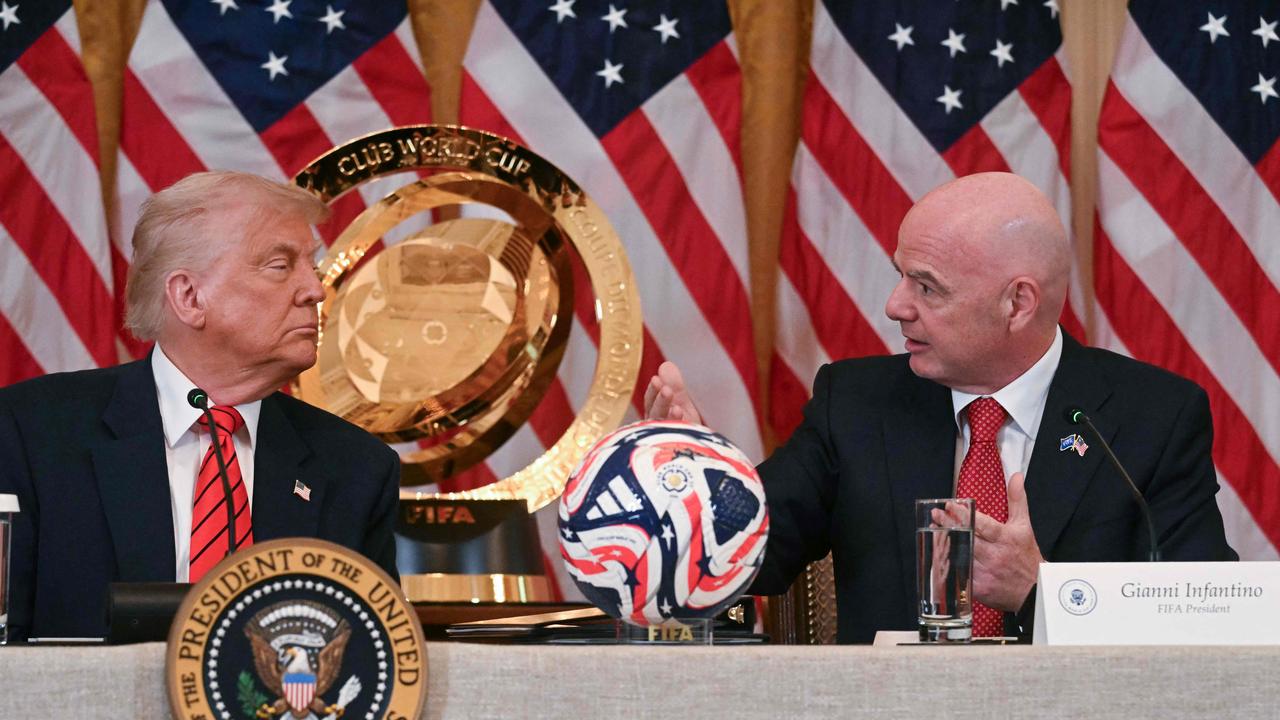 Trump wants Russia back in the FIFA fold. (Photo by Jim WATSON / AFP)