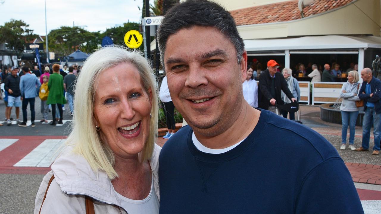 Caroline Davis and Brian Vayler at Main Beach Street Festival, Main Beach. Pic: Regina King