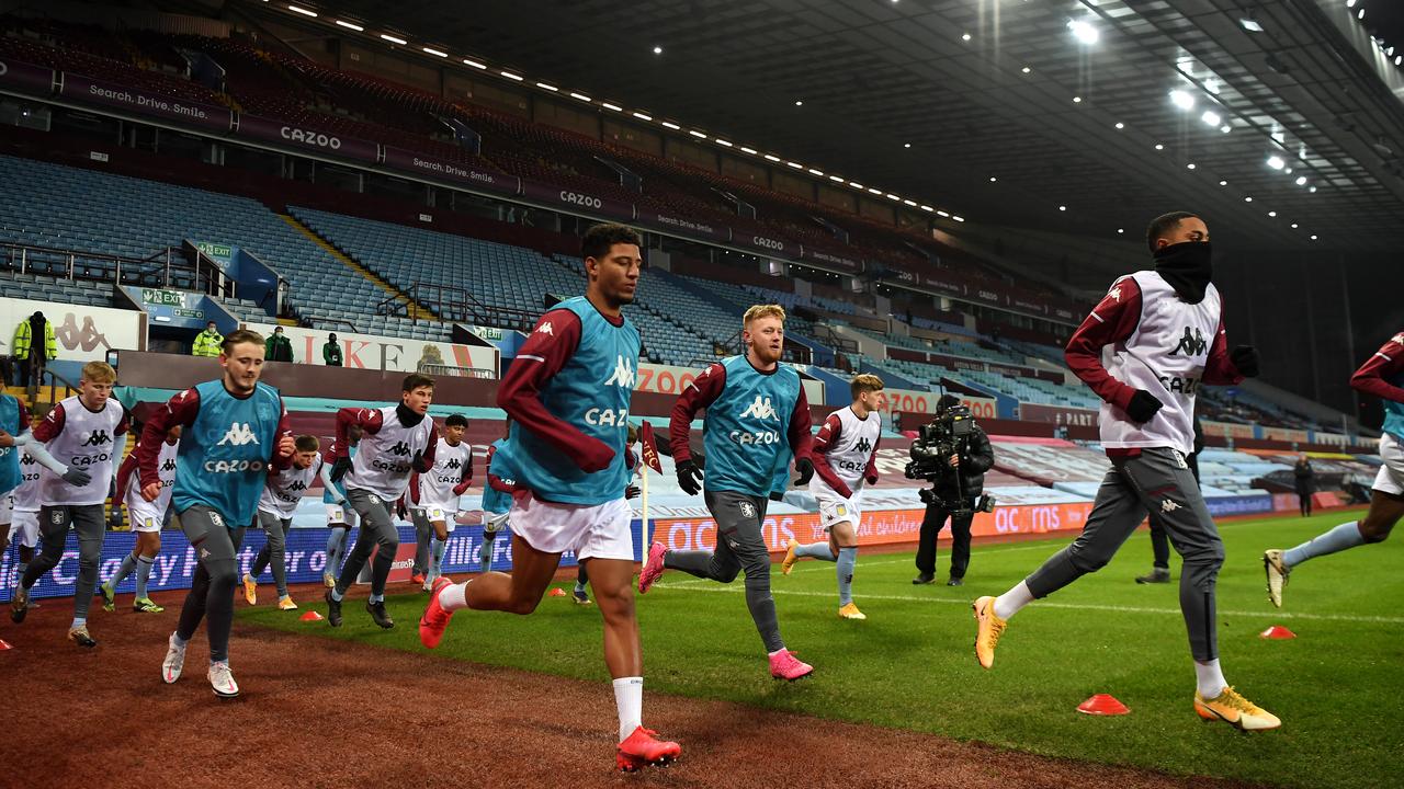 Aston Villa had to play a bunch of kids against Liverpool. (Photo by Shaun Botterill/Getty Images)