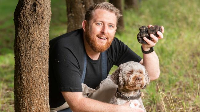 Title: Black Cat Truffles takeover  Ballarat chef Liam Downes is making a tree change and moving to the country to takeover Black Cat Truffles. Plicture:Rob Leeson.