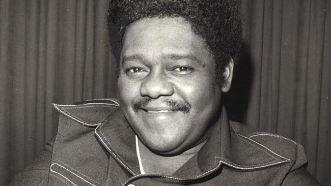 Singer Fats Domino at Mascot (Sydney Airport) in October 1973. News Archives.