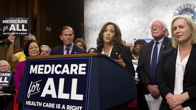 Kamala Harris supported Bernie Sanders' Medicare for all policy.