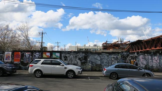 Little Saigon Market in Footscray burnt to the ground in a 2016 fire. Picture: Craig Dunlop