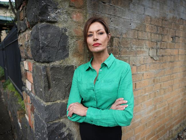 Actor Madeleine West has revealed her alleged childhood abuse. Picture: David Caird