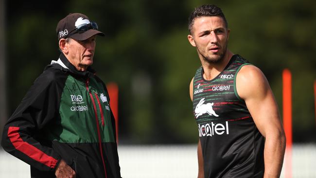 The Rabbitohs were nonplussed with Canterbury’s tactics. Image: Phil Hillyard