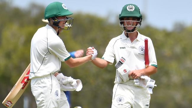 GPS First XI cricket match between Brisbane Grammar School and Brisbane Boys College.Saturday January 28, 2023. Picture, John Gass