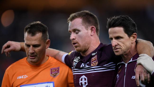 Michael Morgan of the Cowboys looms as a key player for the Maroons once again in 2020. Picture: AAP Image/Dan Himbrechts