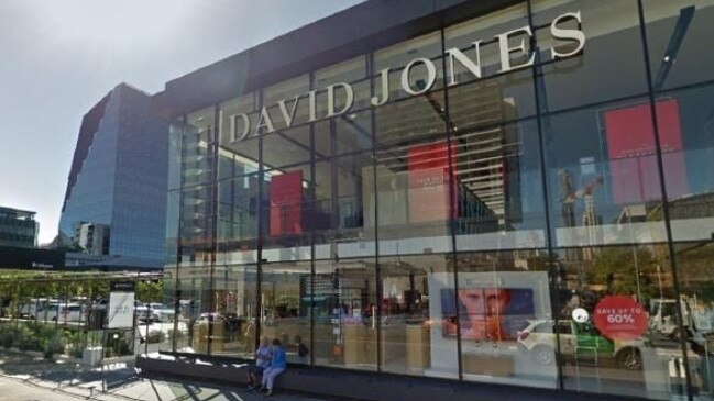 David Jones on James St, Fortitude Valley. Picture: Google Maps