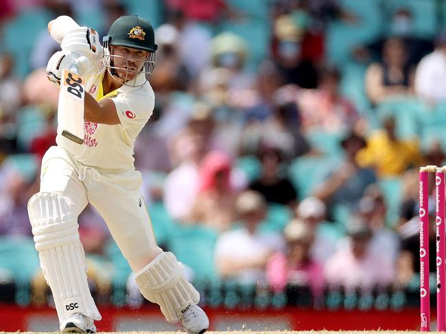 One of Australia’s greatest ever cricketers has opened up on David Warner’s future in the Test team. Picture: Cameron Spencer/Getty Images