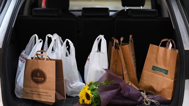 Westfield centres are now offering a drive-through collection service for shoppers. Picture: Supplied.