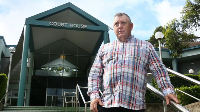 Stephen Walker outside Gosford Local Court.Picture: Mark Scott