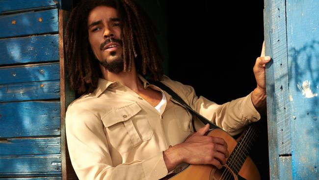 British actor Kingsley Ben-Adir learned to talk, play guitar and move like Bob Marley for a new bio-pic driven by the music legend’s family. Picture: Supplied