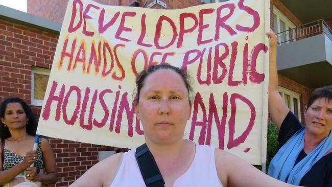 Marcellene D'Menzie, Staci Delaney and Prue Myers at 24 Dunlop Ave, Ascot Vale.