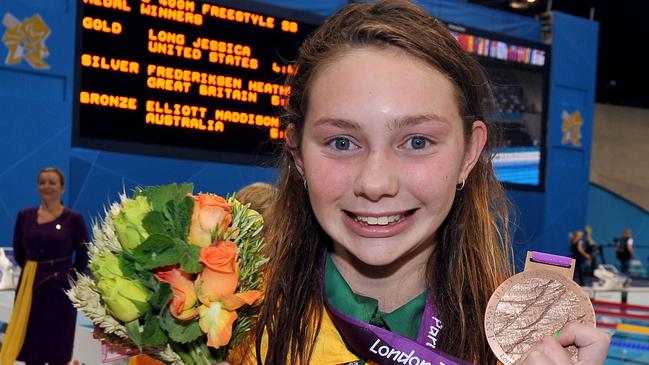 Maddison Elliott became the youngest Australian Paralympic medallist when she won bronze at the 2012 Paralympics in London. NCA NewsWire is not suggesting she has exaggerated a disability. Picture: Jeff Crow