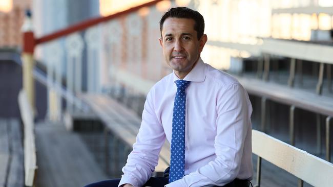 David Crisafulli says the LNP will tackle youth crime as a priority if elected in October 2024. Picture: NCA NewsWIRE/Tertius Pickard