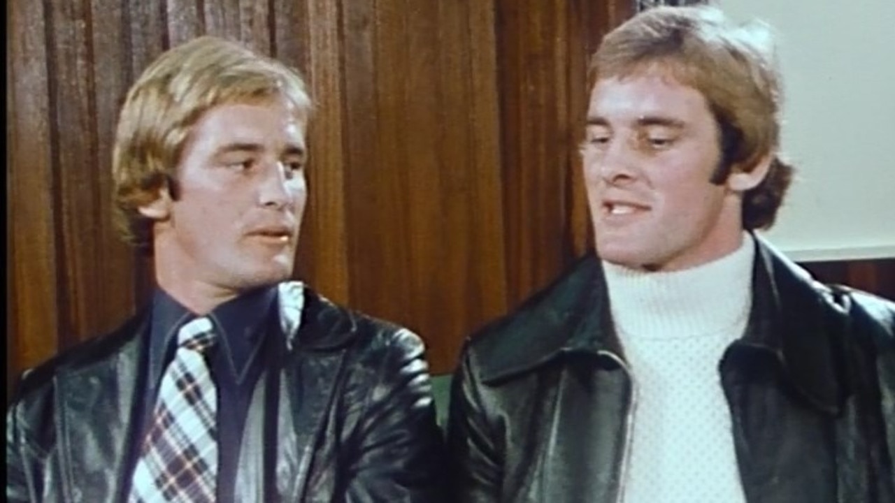 Footage from an ABC program called Chequerboard, featuring an interview with identical twin brothers Chris (Right) and Paul Dawson.