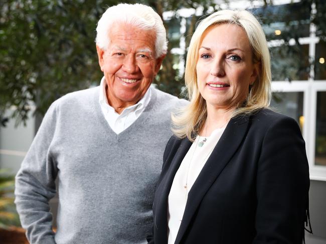 28/06/17  Macrcus Blackmore and CEO Christine Holgate of Blackmores. Christine Holgate leaving Blackmores in september. Picture Renee Nowytarger / The Australian