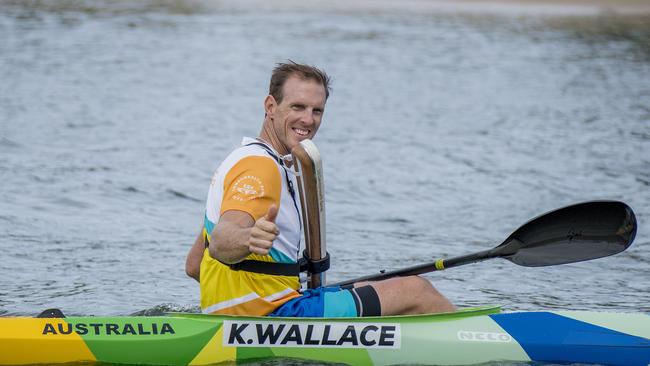 Kayaking legend Ken Wallace. Picture: Jerad Williams