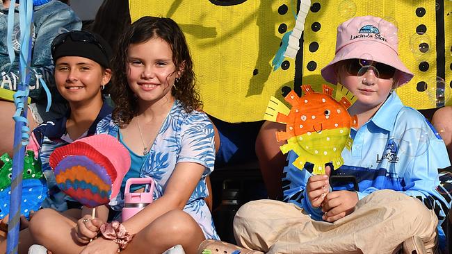 Ingham State Primary School. Photographs from the Maraka Festival Street Parade around the Ingham central business district on Saturday. In an ‘Under the Sea’-themed celebration of all things Hinchinbrook, school students, community organisations, emergency responders and contestants vying for the prized Queen and Princess titles paraded around Rotary Park in the centre of the town. Picture: Cameron Bates