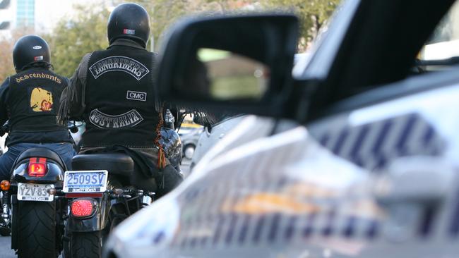 A gathering of SA bikies. Picture: File