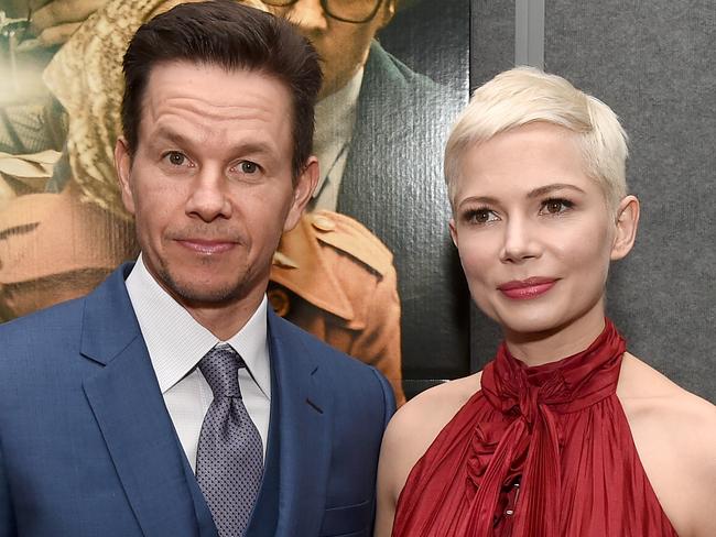 BEVERLY HILLS, CA - DECEMBER 18:  Mark Wahlberg (L) and Michelle Williams attend the premiere of Sony Pictures Entertainment's "All The Money In The World" at Samuel Goldwyn Theater on December 18, 2017 in Beverly Hills, California.  (Photo by Kevin Winter/Getty Images)