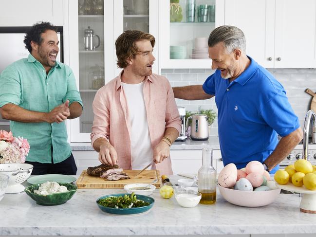 Hayden Quinn, Barry Du Bois and Miguel Maestre. Picture: Supplied