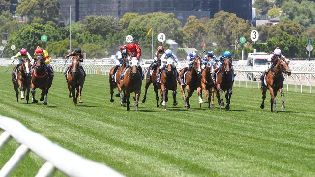 Racing took place at Flemington on Saturday. Picture: Brett Holburt/Racing Photos