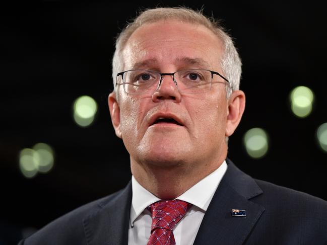 Prime Minister Scott Morrison is not concerned about reports of blood clots in some people who had received AstraZeneca’s COVID-19 vaccine in Europe. . Picture: NCA NewsWire/Joel Carrett