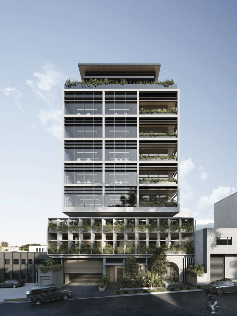 An artist's impression of 95 Robertson St, Fortitude Valley.