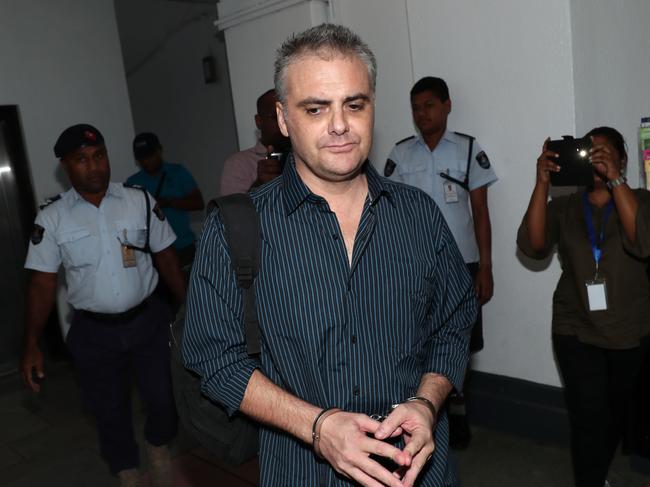 John Nikolic at the High court in Suva, where he was sentenced to 23 years in prison. His wife Yvette was found not guilty and is now back in Australia. Picture: Gary Ramage