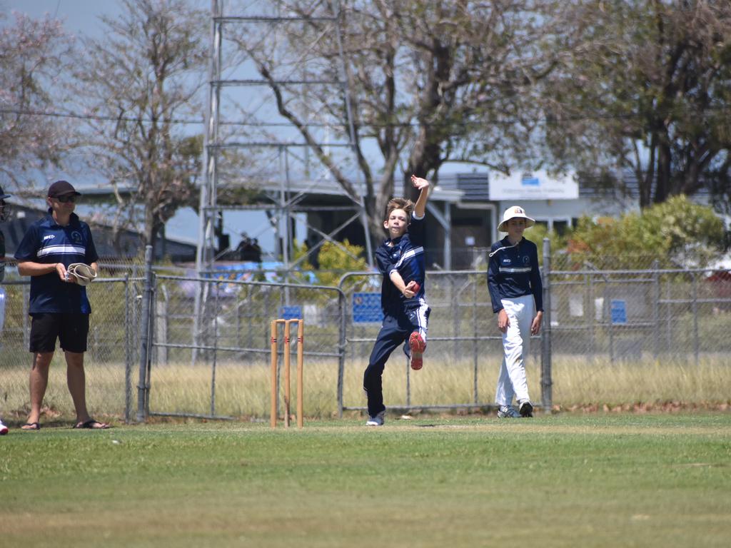 Cameron Tomerini for Brothers U13s cricket, October 25, 2021. Picture: Matthew Forrest