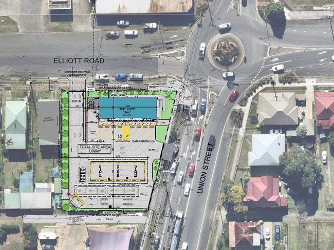 A development application has been lodged with Lismore City Council to knock down Skimmos in South Lismore to build a new service station.