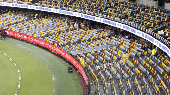 First day of the test between Australia and India at the Gabba. Picture: Richard Walker