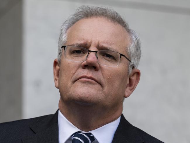 CANBERRA, AUSTRALIA - NewsWire Photos JUNE 4, 2021: Prime Minister of Australia, Scott Morrison at Parliament House in Canberra.  Picture: NCA NewsWire / Martin Ollman